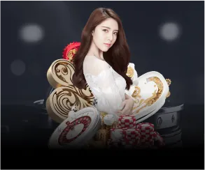 Bàn Poker với chip cược